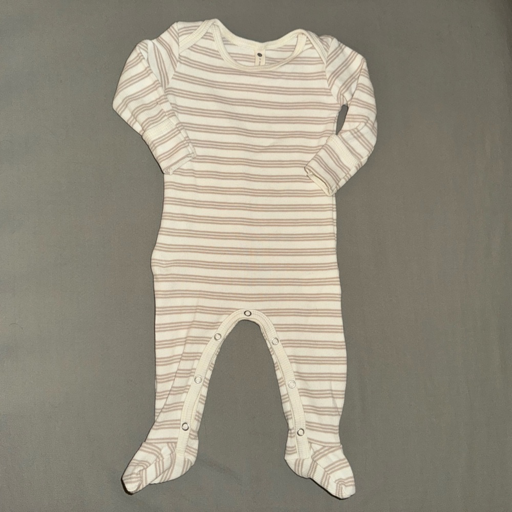 Quincy Mae 3-6M Ribbed Footed Sleeper